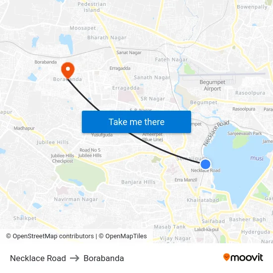 Necklace Road to Borabanda map