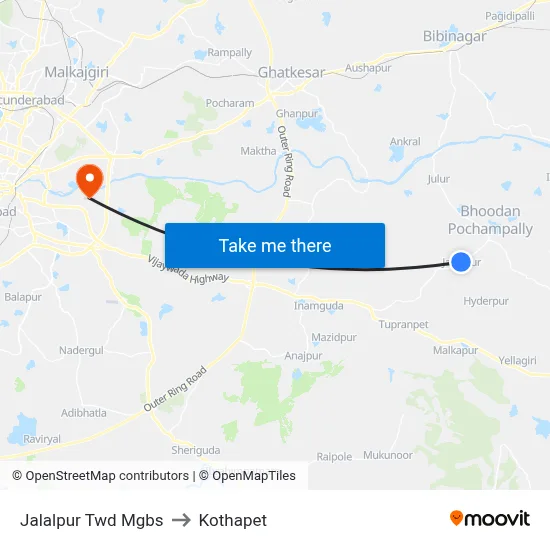 Jalalpur Twd Mgbs to Kothapet map