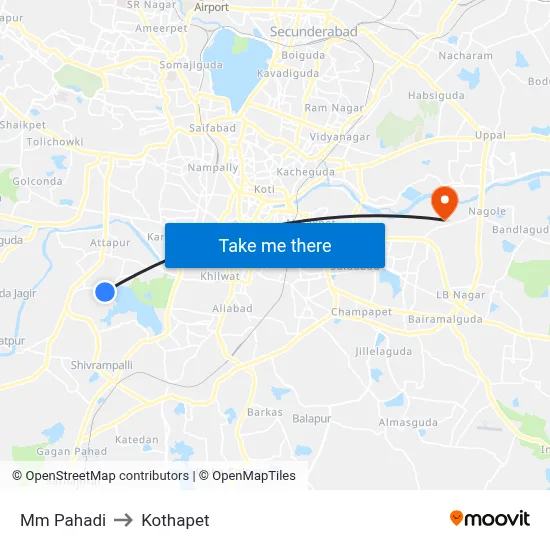 Mm Pahadi to Kothapet map