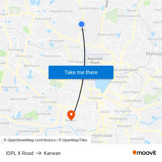 IDPL X Road to Karwan map