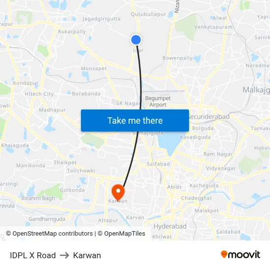 IDPL X Road to Karwan map