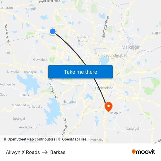 Allwyn X Roads to Barkas map