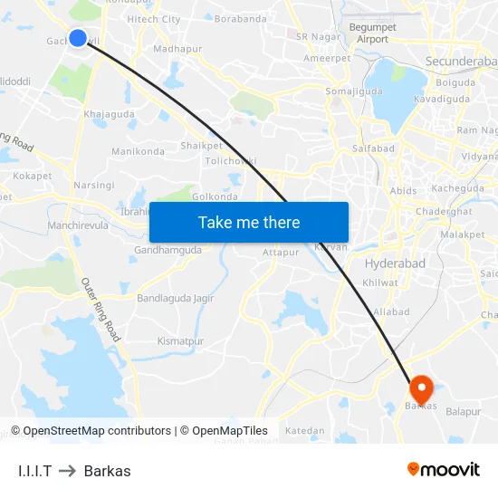 I.I.I.T to Barkas map