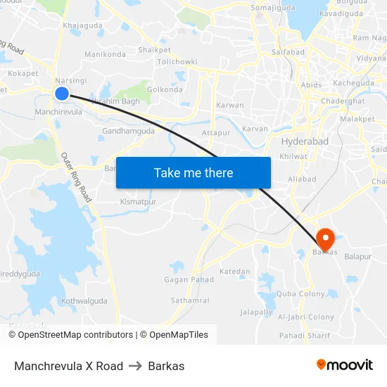 Manchrevula X Road to Barkas map