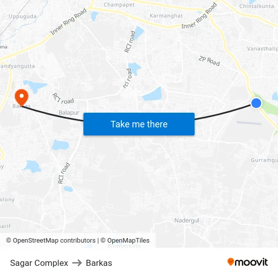 Sagar Complex to Barkas map