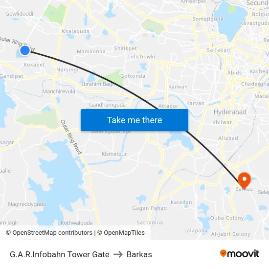 G.A.R.Infobahn Tower Gate to Barkas map