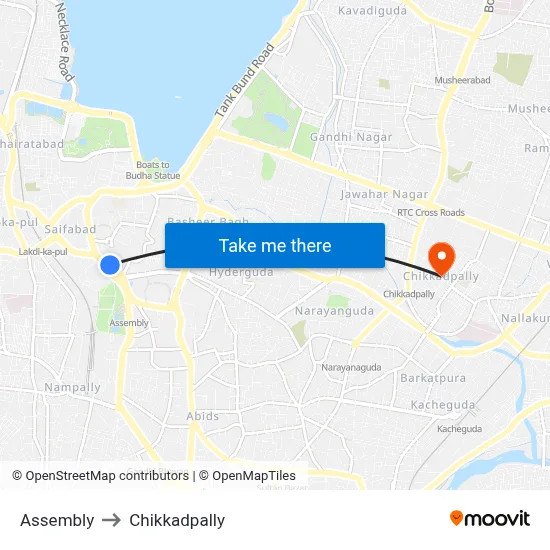 Assembly to Chikkadpally map