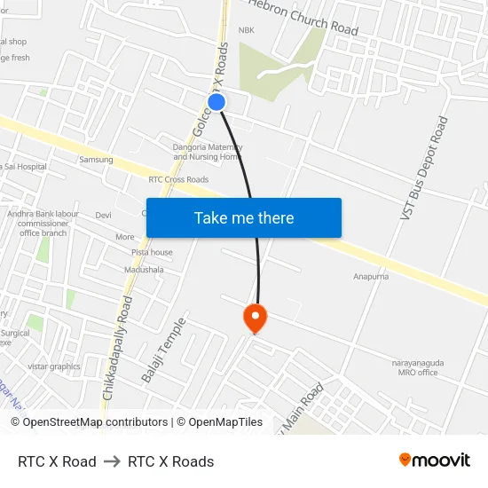 RTC X Road to RTC X Roads map