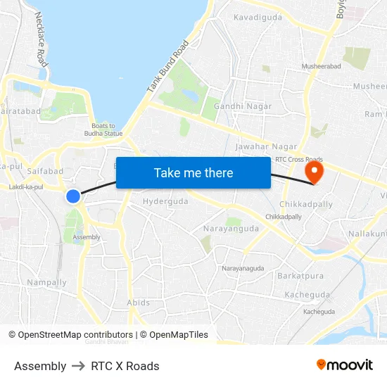 Assembly to RTC X Roads map