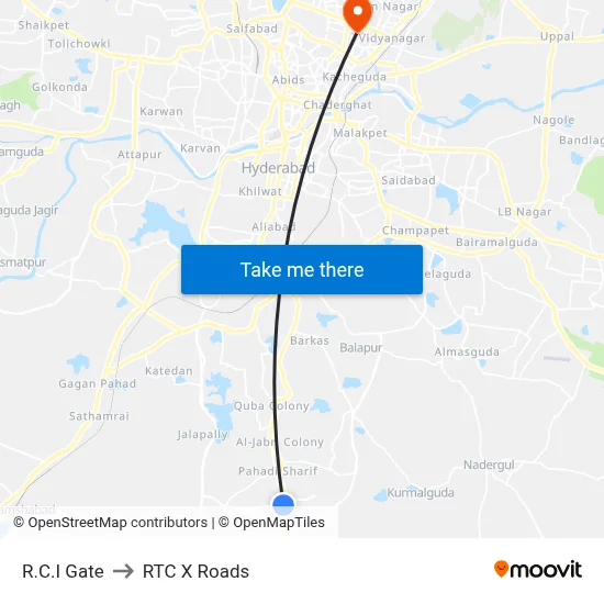 R.C.I Gate to RTC X Roads map