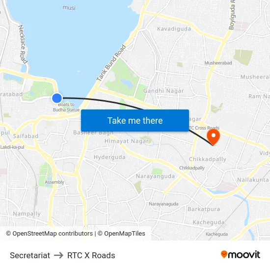Secretariat to RTC X Roads map