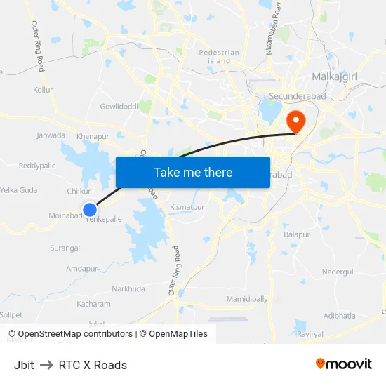 Jbit to RTC X Roads map