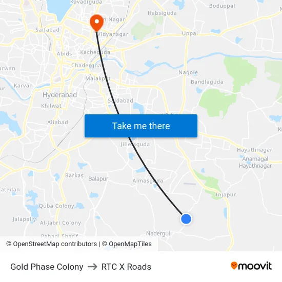 Gold Phase Colony to RTC X Roads map