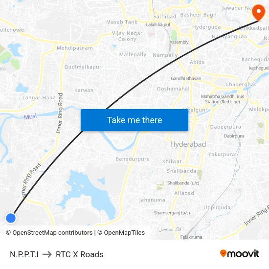 N.P.P.T.I to RTC X Roads map