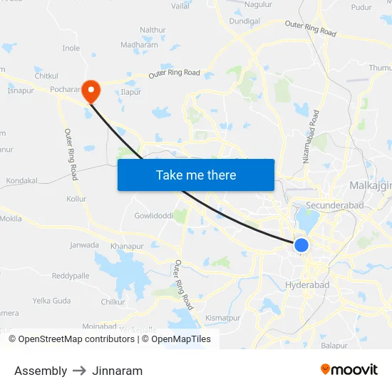 Assembly to Jinnaram map