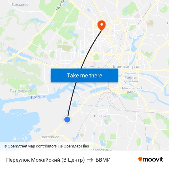 Переулок Можайский (В Центр) to БВМИ map