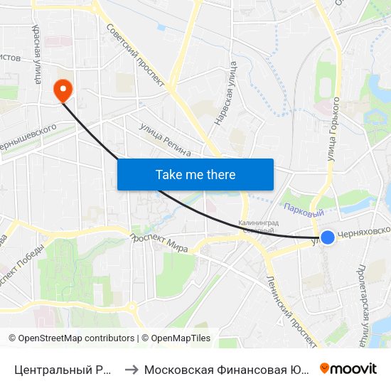 Центральный Рынок (В Центр) to Московская Финансовая Юридическая Академия map