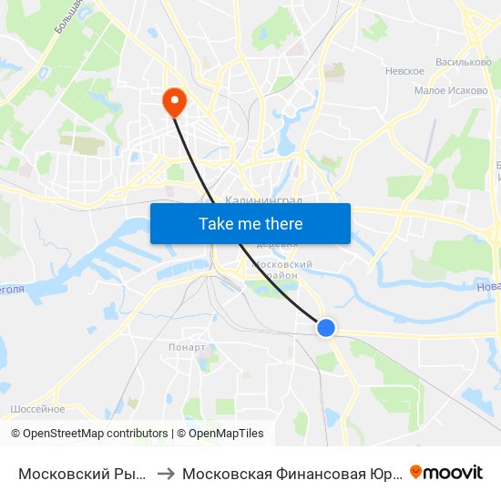 Московский Рынок (В Центр) to Московская Финансовая Юридическая Академия map