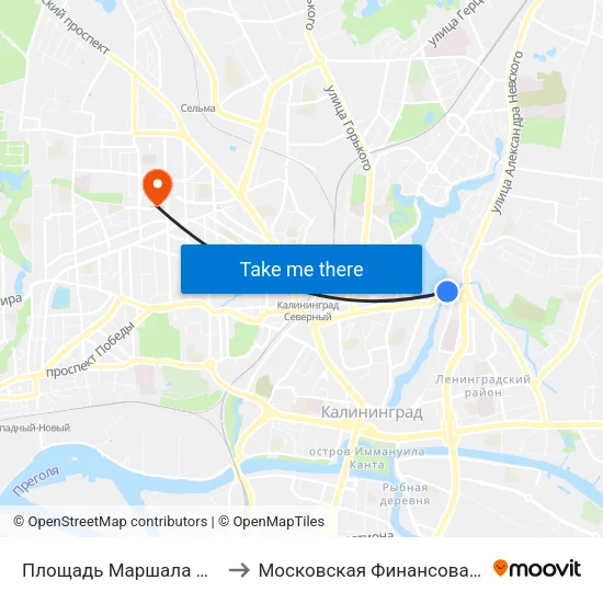 Площадь Маршала Василевского (В Центр) to Московская Финансовая Юридическая Академия map