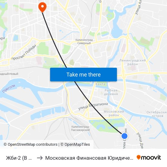 Жби-2 (В Центр) to Московская Финансовая Юридическая Академия map