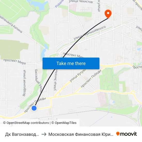 Дк Вагонзавода (В Центр) to Московская Финансовая Юридическая Академия map