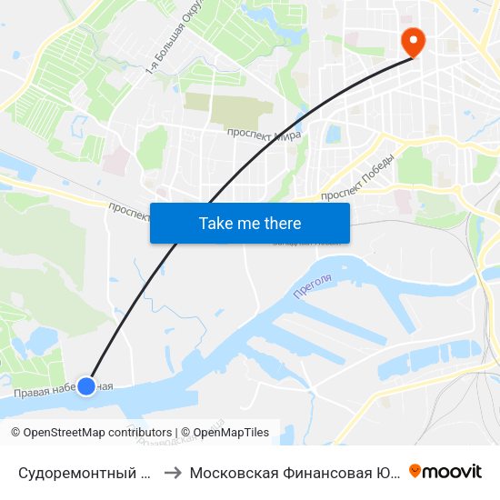 Судоремонтный Завод (В Центр) to Московская Финансовая Юридическая Академия map