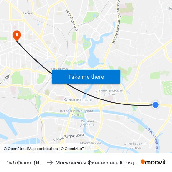 Окб Факел (Из Центра) to Московская Финансовая Юридическая Академия map