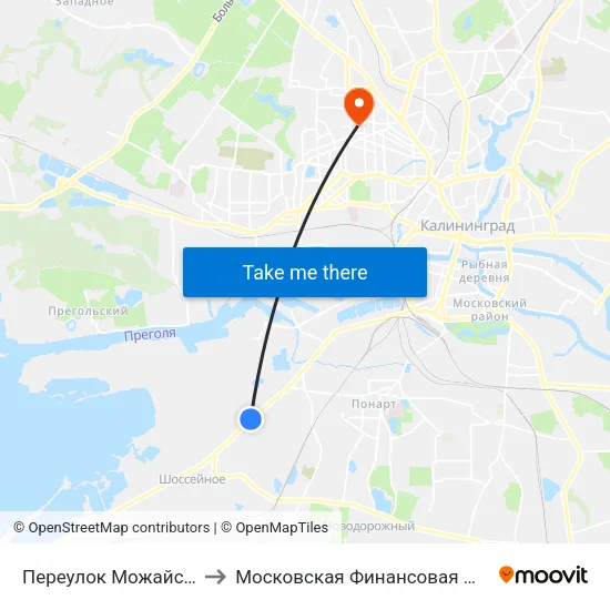 Переулок Можайский (Из Центра) to Московская Финансовая Юридическая Академия map