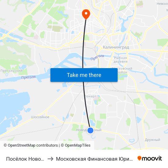 Посёлок Новодорожный to Московская Финансовая Юридическая Академия map