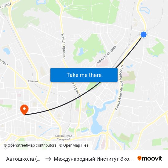 Автошкола (В Центр) to Международный Институт Экономики и Права map