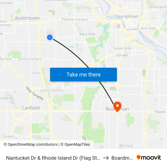 Nantucket Dr & Rhode Island Dr (Flag Sto to Boardman map