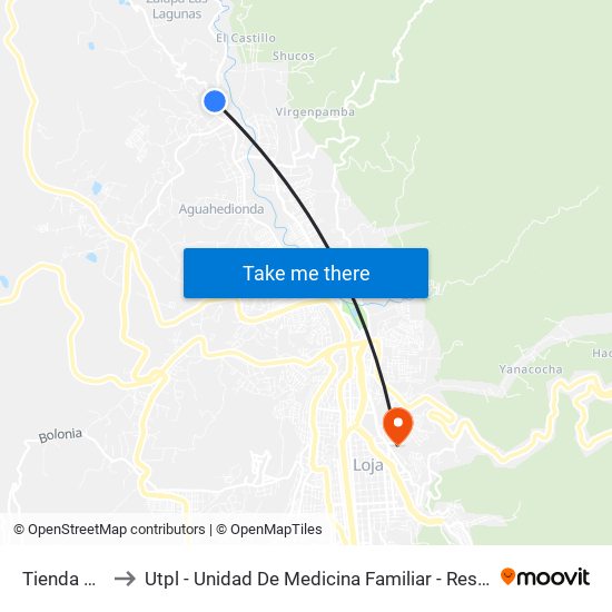 Tienda Erosky to Utpl - Unidad De Medicina Familiar - Resonancia Magnética map