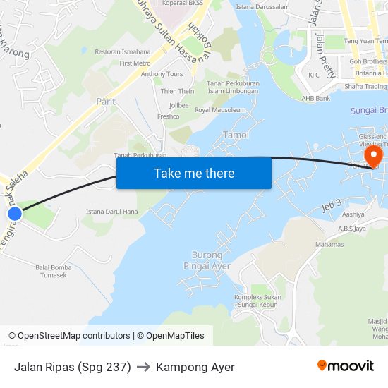 Jalan Ripas (Spg 237) to Kampong Ayer map