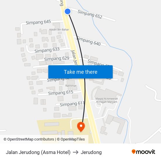 Jalan Jerudong (Asma Hotel) to Jerudong map