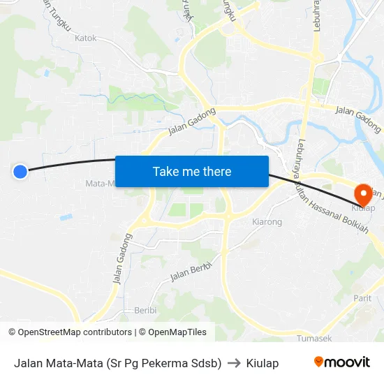 Jalan Mata-Mata (Sr Pg Pekerma Sdsb) to Kiulap map