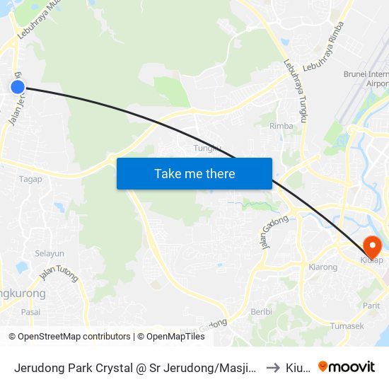 Jerudong Park Crystal @ Sr Jerudong/Masjid Al Ameerah to Kiulap map