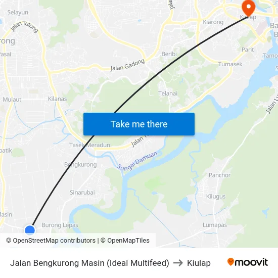 Jalan Bengkurong Masin (Ideal Multifeed) to Kiulap map