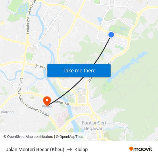 Jalan Menteri Besar (Kheu) to Kiulap map