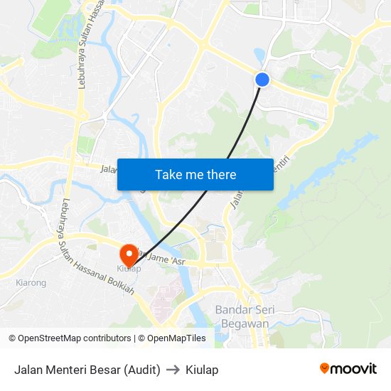 Jalan Menteri Besar (Audit) to Kiulap map