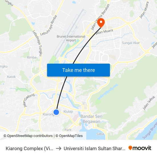 Kiarong Complex (Via Shhb Highway to Universiti Islam Sultan Sharif Ali; Zon B Car Park map