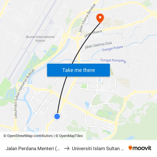 Jalan Perdana Menteri (Opp Masjid Ash-Saliheen) to Universiti Islam Sultan Sharif Ali; Zon B Car Park map
