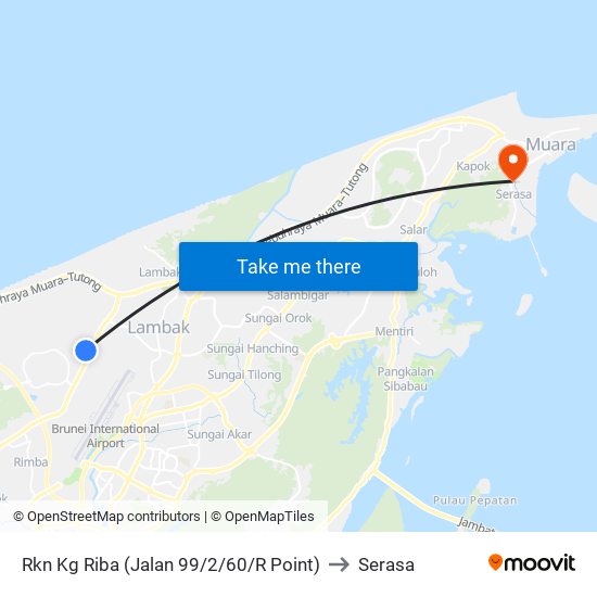 Rkn Kg Riba (Jalan 99/2/60/R Point) to Serasa map