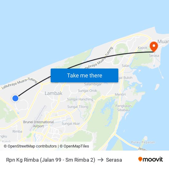 Rpn Kg Rimba (Jalan 99 - Sm Rimba 2) to Serasa map