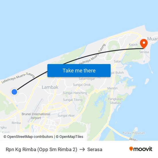 Rpn Kg Rimba (Opp Sm Rimba 2) to Serasa map