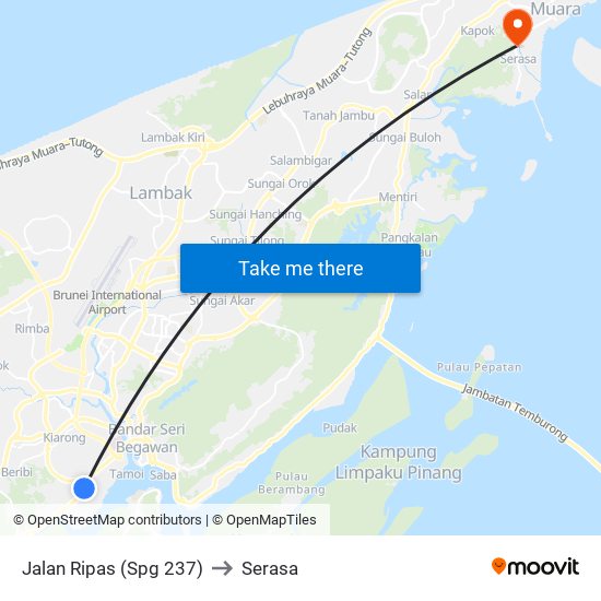 Jalan Ripas (Spg 237) to Serasa map