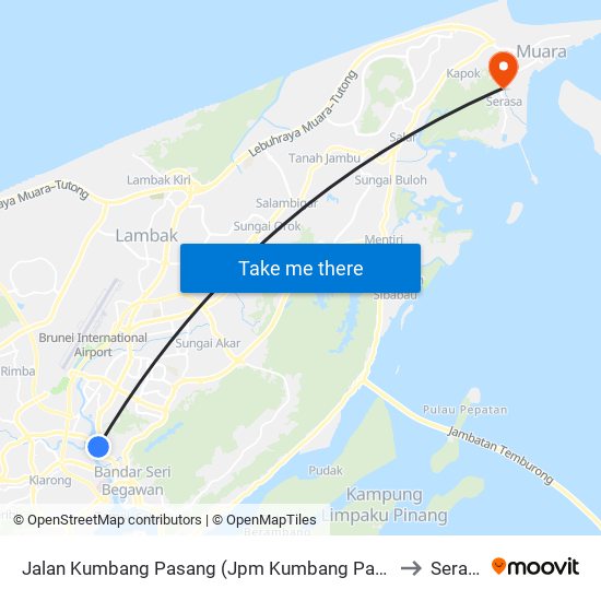 Jalan Kumbang Pasang (Jpm Kumbang Pasang) to Serasa map