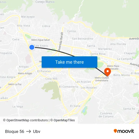 Bloque 56 to Ubv map