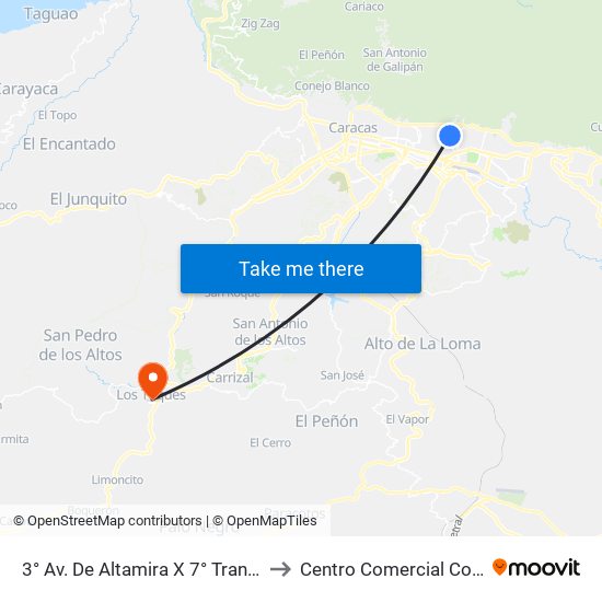 3° Av. De Altamira X 7° Transversal De Altamira to Centro Comercial Corazón de Jesus map