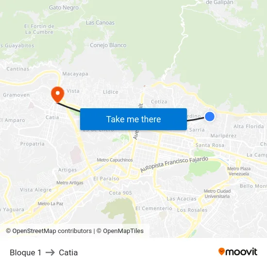 Bloque 1 to Catia map