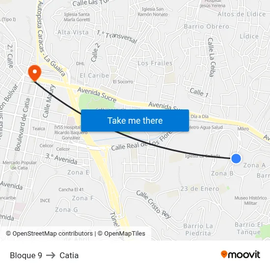 Bloque 9 to Catia map
